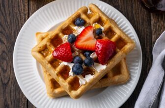 Perfect Waffles | Cookies and Cups